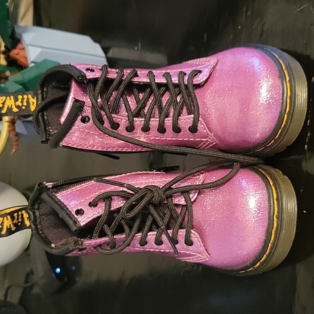 Toddler Glitter Doc Martens